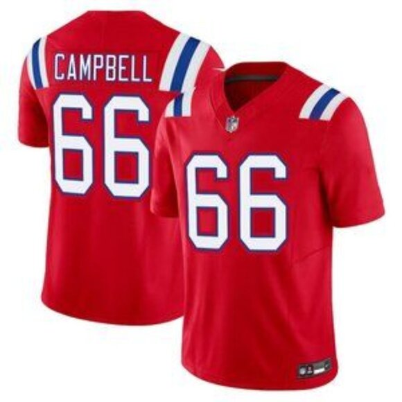 Mens Youths Kids Womens Will Campbell Red Stitched Jersey Vapor
